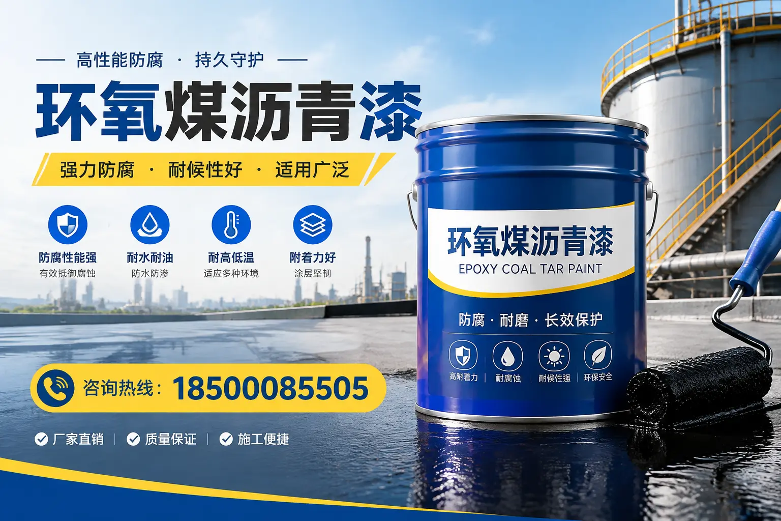 环氧煤沥青漆的储存与运输注意事项，岚山企业须知